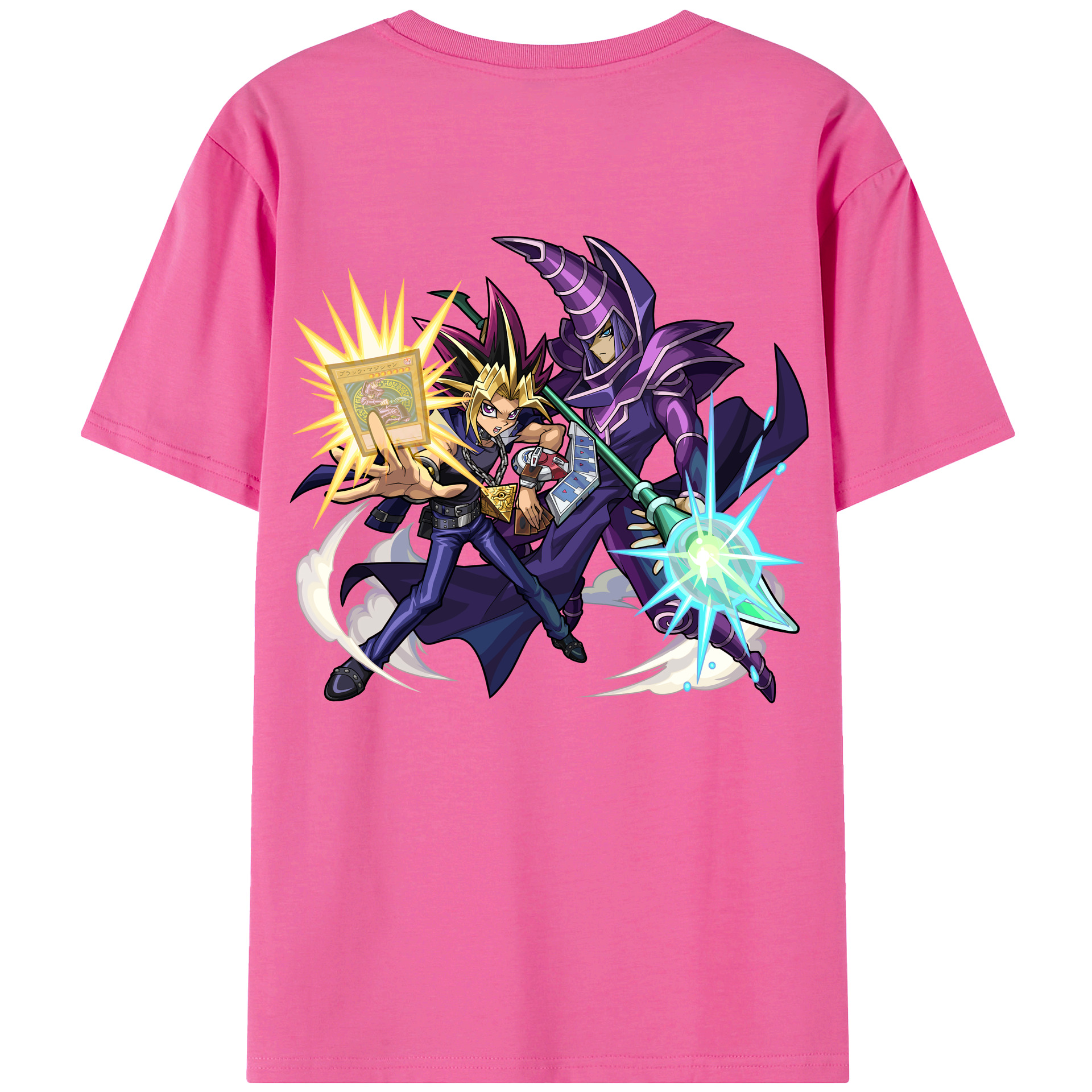 （画像用） 遊☆戯☆王 Yu-Gi-Oh! レディース半袖Tシャツ(バックプリント)